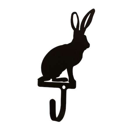 Village Wrought Iron Jack Rabbit Wall HookSmall WH-279-S